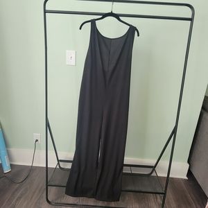 Black wide leg jumpsuit